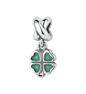 Nur Silver Sallantılı Yonca Gümüş Charm NUR-BL12460