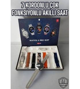 Akıllı Saat 7 Kordonlu Yeni Nesil Arama Cevaplayan Çok Fonksiyonlu