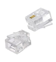 Powermaster RJ11 Telefon Soketi 6P-2C 100 Adet Sabit Hat Telefon Soket Jack Ucu