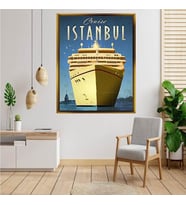 Altın  Çerçeveli tablo ss524
