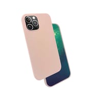 Uyumlu Model Apple iPhone 12 Pro Max Kılıf Lansman Silk Case (Pembe)