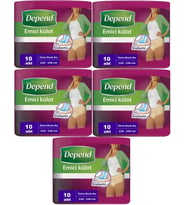 Depend Emici Külot Hasta Bezi XL - Extra Büyük Kadın 50 Adet (5PK*10)