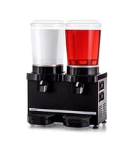 Samixir MM20.AB Soğuk İçecek Dispenseri, 10+10 L, Analog, Panoramik, Karıştırıcılı, Siyah