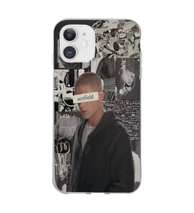 Iphone 11 Uyumlu Michael Scofield Tasarımlı Şeffaf Telefon Kılıfı