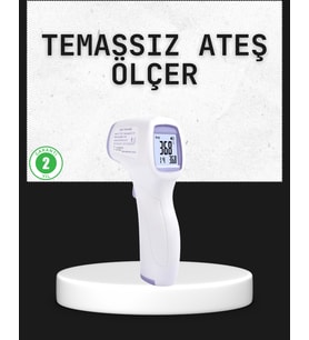 Temassız Termometre Hızlı Ölçüm Güvenli Dijital Ateş Ölçer