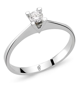 Romeo Pırlanta 0.25 Ct Tektaş Yüzük RM25036 (Çok Renkli)
