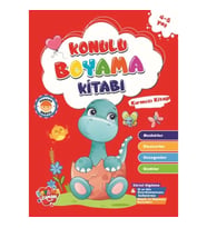 Konulu Boyama - KırmızıKitap (4-5 Yaş)