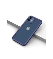 Apple iPhone 12 Uyumlu Kılıf Zore Roll Kapak (Mavi)