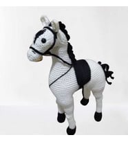 Rüzgar At Amigurumi Organik Oyuncak