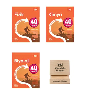 Okyanus 10. Sınıf 40 Seans Fizik Kimya ve Biyoloji Konu Özetli Soru Bankası 3lü Set+ Telefon Standı