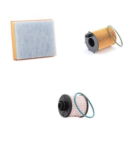 Bosch Filtre Bakım Seti Citroen C4 1.6 BlueHDi Dizel 2014+ 120 Beygir Hava + Yağ f. + Yakıt Filtre Bosch