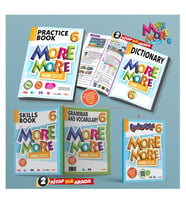 6 More&More Practice Book & Dictionary + Grammar And Vocabulary & Skills + Readers (3'Lü Set) Maarif