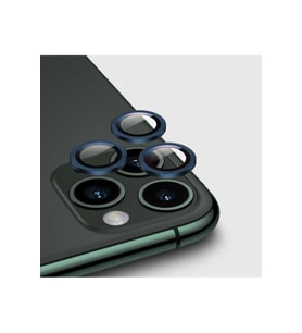 Apple iPhone 12 Pro Uyumlu Zore CL-02 Kamera Lens Koruyucu (Lacivert)