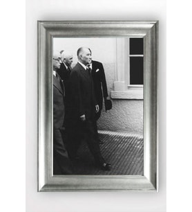 Gümüş Çerçeveli Atatürk Tablo a261