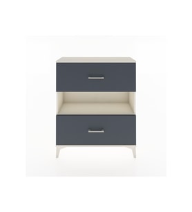 Arges Şifonyer Tek Raflı 2 Çekmeceli 88x30x106 Aytaşı-Antrasit