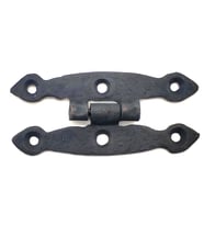 Antika Tarz Dekoratif Pirinç Dar Menteşe - 75x39 Mm, Oksit