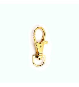Anahtarlık Klipsi Istakoz Döner Klips Kanca 3.5 CM (25 Adet)  Altın