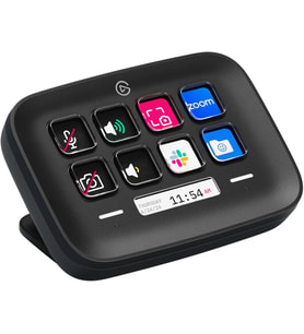 Elgato Stream Deck Neo (Siyah) - 8 Özelleştirilebilir Tuş, 2 Dokunmatik Nokta, Görevler Ve İş Akışla