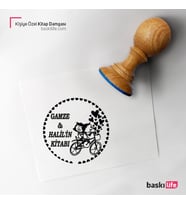 Kişiye Özel Kitap Damgası Kitap Mührü Kaşe Kitap Mühür Özel Damga 118