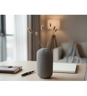 Minimal Dekoratif Vazo  3D Baskı Modern Masaüstü Çiçeklik