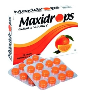 Maxıdrops prtakal c vitamini pastıl