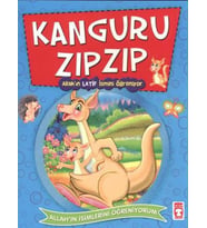 Kanguru Zıpzıp Allah'In Latif İsmini Öğreniyor - Nur Kutlu - Timaş Yayınları