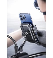 Xy-089 Motosiklet &amp; Bisiklet Ayna Baglantılı Telefon Tutucu