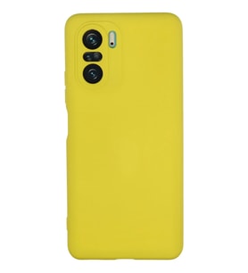 Poco F3 Kılıf Nano içi Kadife Silikon - Sarı