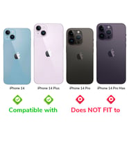 iPhone 14 / 14 Plus için IPG ProLENS Kamera Lens Koruyucu Elmas Taşlı Çerçeveli, Kırılmaz Cam (Altın)