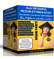 Açık Ortaokul Mezun Ettiren Kitap Seti (4 Spiralli Kitap)