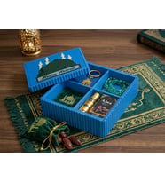 Medina Hediye Kutusu – 4 Bölmeli Hatıra Eşya Kutusu