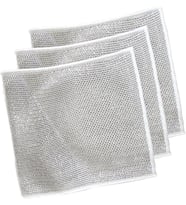 Bulaşık Ovma Ovalama Yanmış Yağ Ağır Kir Bezi Teli Telli Bez - 20x20 Cm. - 3 Adetlik Paket