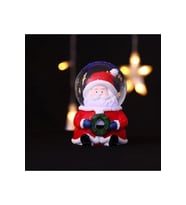 Yılbaşı Işıklı Noel Baba Kristal Top