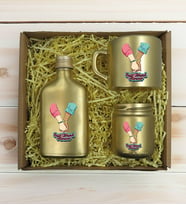 BK Gift Kişiye Özel İsimli DTF Best Friend Temalı Gold Kahve Fincanı & Kolonya & Mum Hediye Seti-5, Arkadaşa Hediye, Doğum Günü Hediyesi