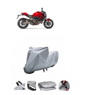 Ducati Monster 821  Gri Motosiklet Brandası ARKA ÇANTA UYUMLU DEĞİLDİR