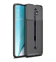Oppo Reno 2 Kılıf Esnek Soft Karbon Tasarım Legion Serisi (Siyah)