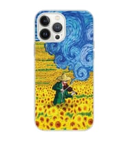 Iphone 12 Pro Uyumlu Vincent Van Gogh Tasarımlı Şeffaf Telefon Kılıfı