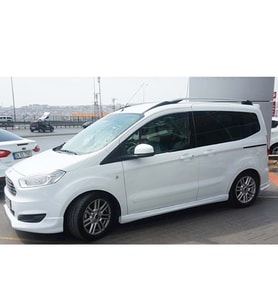 Ford Courier Yan Marşpiyel Seti Mat Siyah Plastik 2 Adet 2014 ve üzeri