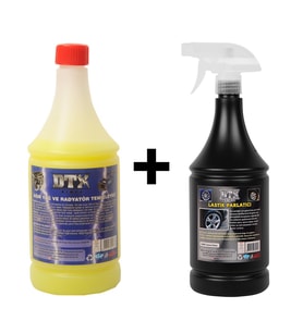 Ağır Yağ Sökücü 1 Litre &  Lastik Parlatıcı Jel 500 ml