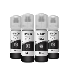 Epson 103 EcoTank L3150 Uyumlu Siyah Mürekkep Seti