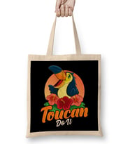 Toucan Do It Funny You Can Do It Pun Bird Obsessed Bez Çanta Uzun Saplı