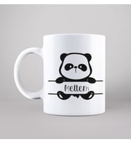 Panda Tasarımlı Kupa Kişiye Özel