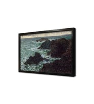 Les Rochers De Belle Çerçeveli Mdf Tablo
