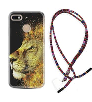 General Mobile GM8 Go GM9 GM20 Pro Plus Kılıf Boyun Asklı Rasta Silikon Leon 1323