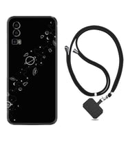 General Mobile Gm 23 Kılıf Silikon Boyun Askılı İpli Desenli Silikon Planet 1620