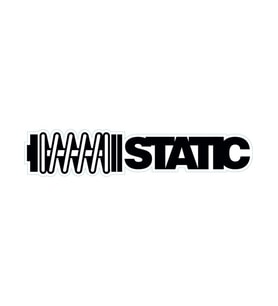STATİC STİCKER 20x5cm SİYAH STİCKER - ETİKET