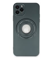 Pilelistore   iPhone 12 Pro Max Kılıf Lukka Magneticsafe Kapak - Koyu Yeşil