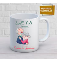 sevgili özel tasarım kupa bardak