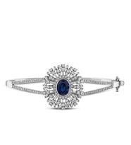 4.15 Karat Safir Pırlanta Kelepçe