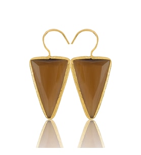 Kadir Jewellery 22 Ayar Altın Kaplama Vintage Küpe -El İşçiliği Ve Hipoalerjenik Küpe